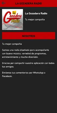 La Gozadera Radio android App screenshot 1